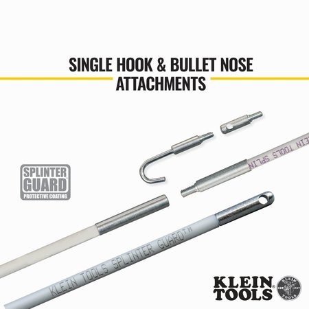 Klein Tools Hi-Flex Glow Rod w/Splinter Guard™ Coating, 6-Foot 56406